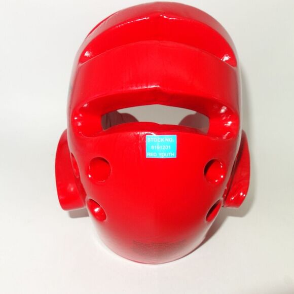 NEW ProForce Lightning Sparring Protective Head Guard Headgear RED Child Size - Picture 6 of 7
